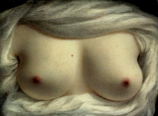 vintage painted boobs