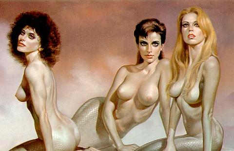 nude mermaid sirens