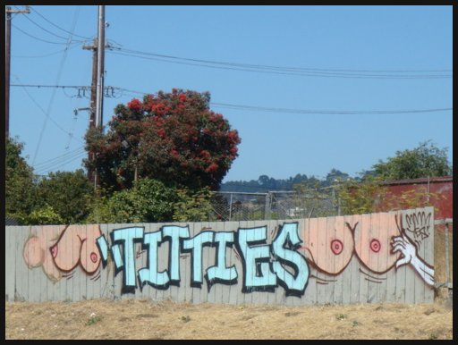 titties graffiti